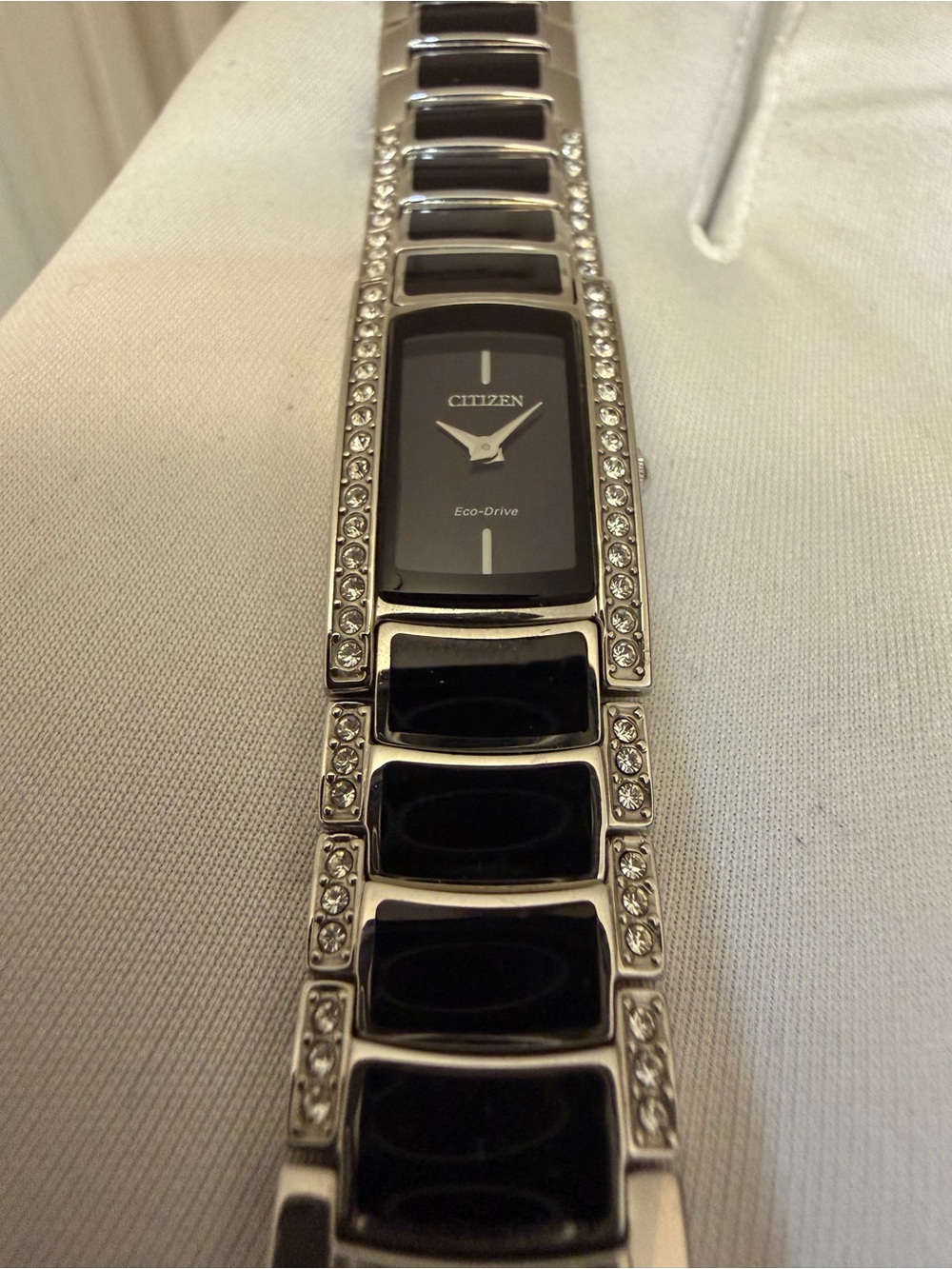 Citizen Eco-Drive Normandie EW9780-57E Women's Stainless Steel Crystal Watch